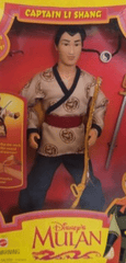 1997 Disney Mulan Barbie Figure Captain Li Shang